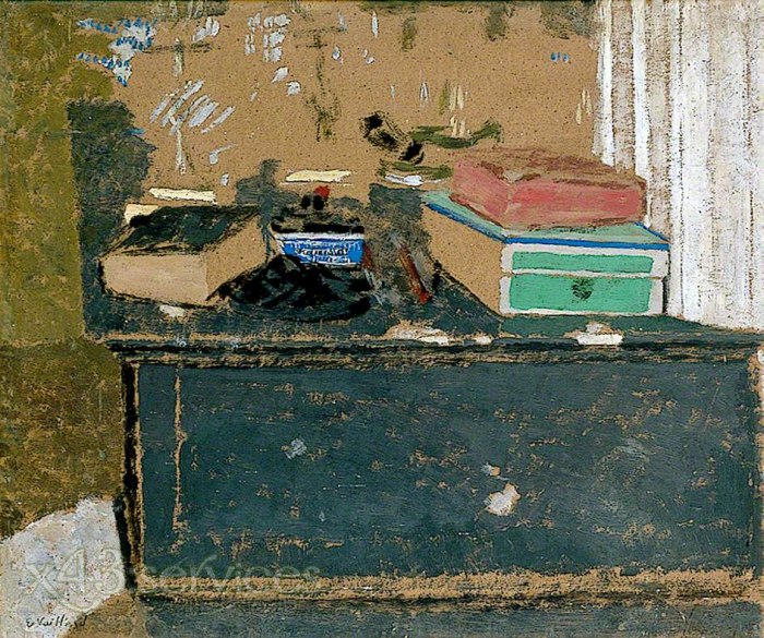 Edouard Vuillard - Die blaue Tinte auf dem Kamin - L encrier bleu sur la cheminee
